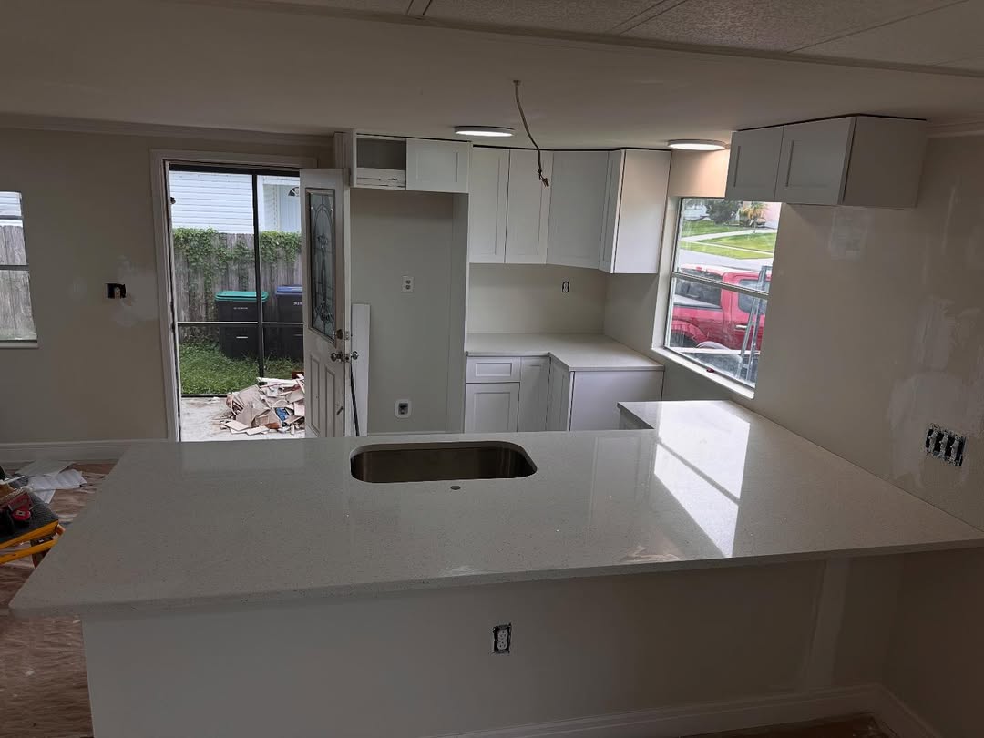 Complete kitchen granite installation